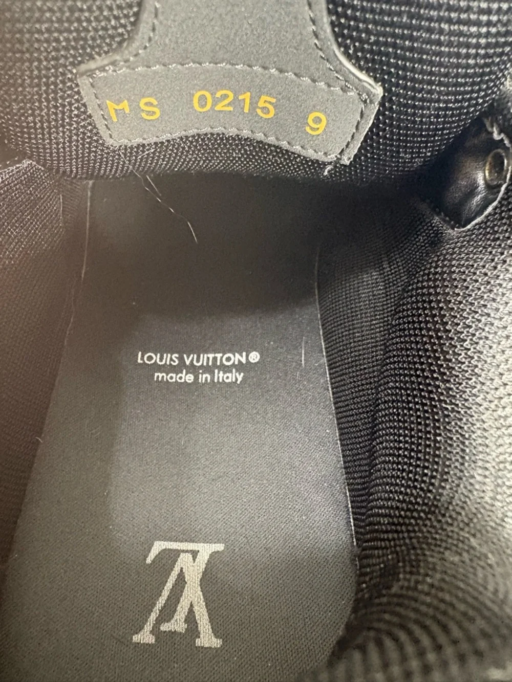 1 to 1Louis Vuitton Black and White Monogram Athletic Sneakers - Picture 5 of 6